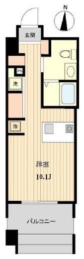 プライマル亀戸 703 間取り図
