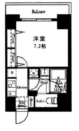 プリンセスライン住吉 1101 間取り図