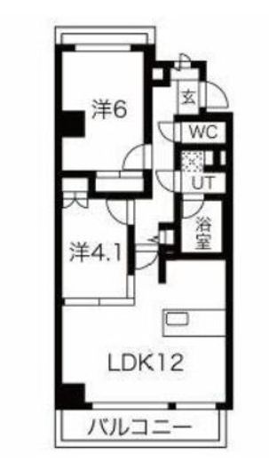 エルフォルテ東日暮里 201 間取り図