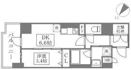 ピグナ文京千石 404 間取り図