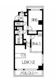 エルフォルテ東日暮里 412 間取り図