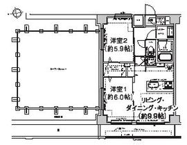 エルフォルテ東日暮里 701 間取り図