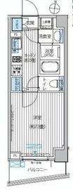 カスタリア目黒平町 402 間取り図
