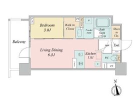 LiveCasa西台 (ライブカーサ西台) 603 間取り図