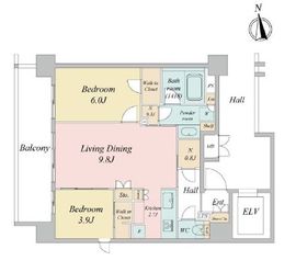 LiveCasa西台 (ライブカーサ西台) 801 間取り図