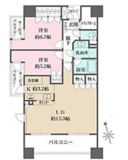 イトーピア麻布 10階 間取り図