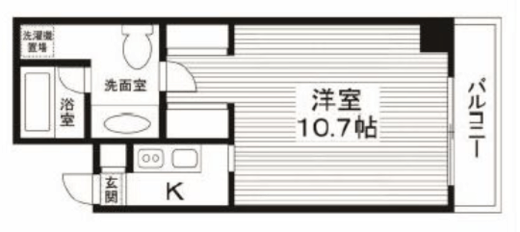 ビアン・プラーセ麻布 201 間取り図