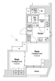 TRACK八丁堀 704 間取り図