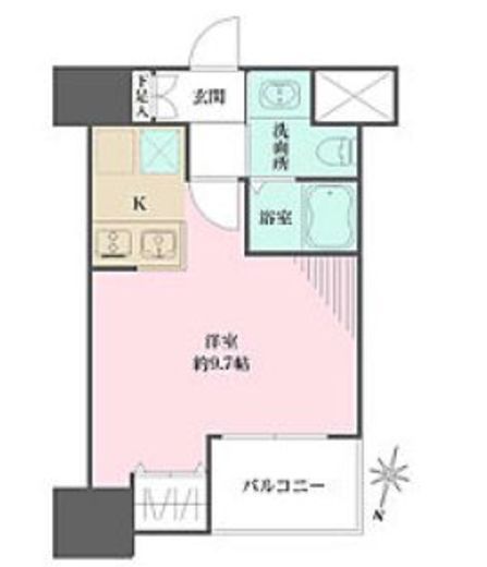 ラヴィーナ横浜 703 間取り図