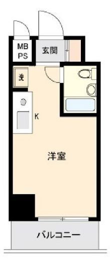 ONE ROOF FLAT NISHIWASEDA 1102 間取り図