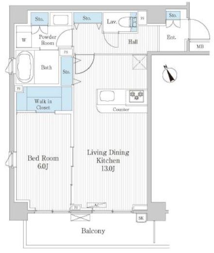 HIGASHIKOMATSUGAWA PARK RESIDENCE 503 間取り図