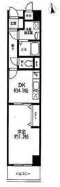 クレール矢沢 205 間取り図