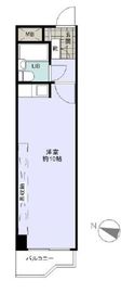 クレール御殿山 107 間取り図