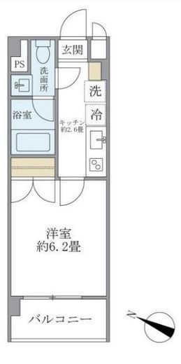 レジデンス西馬込 303 間取り図