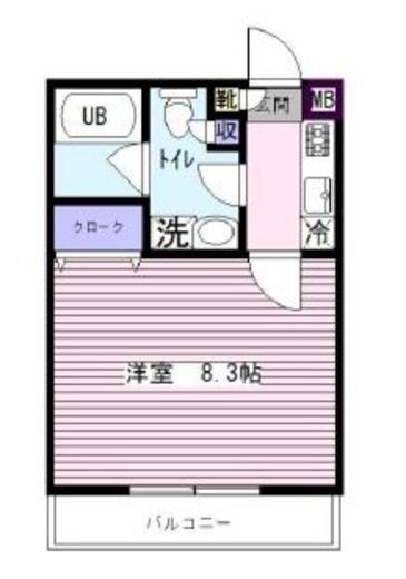 エスペランサ目黒 202 間取り図