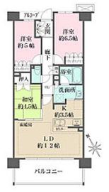 パークホームズ横浜矢向センターフォレスト 3階 間取り図