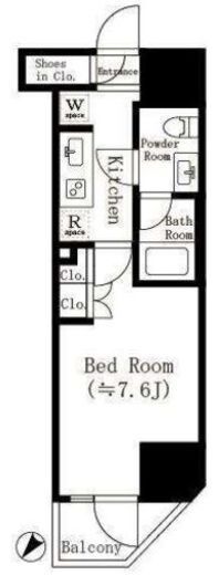 アポロヒルズ関内 1103 間取り図