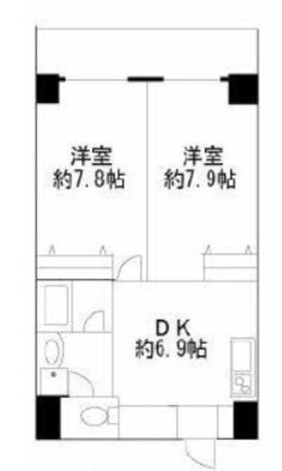 ヒューリックレジデンス参宮橋 108 間取り図