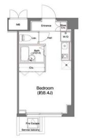 コンフォリア東中野 208 間取り図