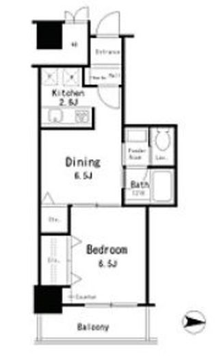 イーストコア曳舟一番館 6階 間取り図