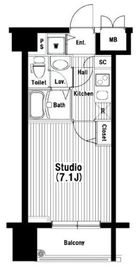 ガラ・ステーション岩本町North 11階 間取り図