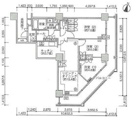 ジェイタワー西大井 8階 間取り図