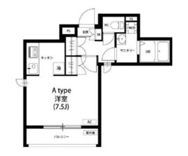 リブリ・ヴィラクリヤマ2 501 間取り図