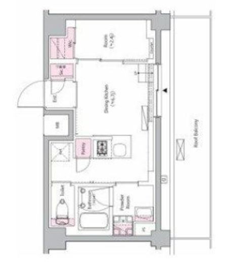 SYFORME NISHISUGAMO (シーフォルム西巣鴨) 4階 間取り図