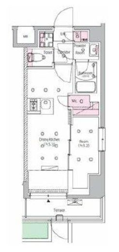 SYFORME NISHISUGAMO (シーフォルム西巣鴨) 3階 間取り図