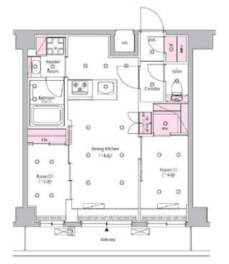SYFORME NISHISUGAMO (シーフォルム西巣鴨) 2階 間取り図