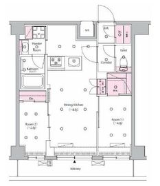SYFORME NISHISUGAMO (シーフォルム西巣鴨) 2階 間取り図