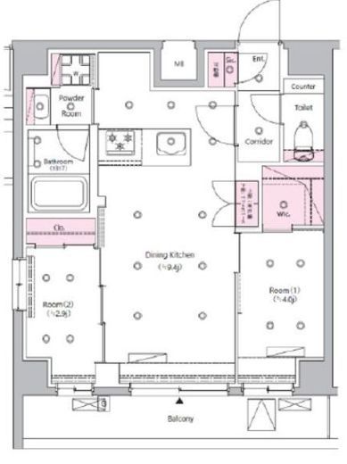 SYFORME NISHISUGAMO (シーフォルム西巣鴨) 5階 間取り図