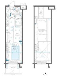 ZOOM新宿御苑前 1308 間取り図