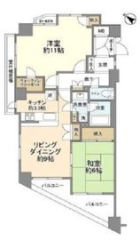 グレイスガーデン武蔵小山 5階 間取り図