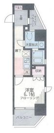 ザ・パーククロス藤沢 404 間取り図