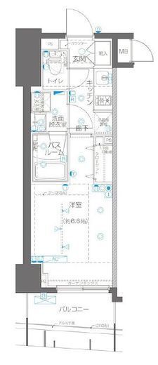 ZOOM横浜関内 5階 間取り図