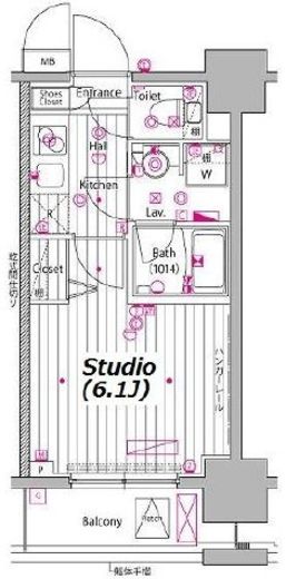 ガーラ・プレシャス川崎 11階 間取り図