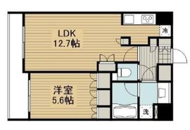 スペーシア川崎Ⅲ 8階 間取り図