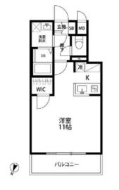 ルクレ池袋 302 間取り図