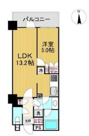 コスモポリス品川 6階 間取り図