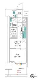 ライオンズ東京三ノ輪ミレス 10階 間取り図