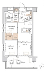 ブランシエスタ西馬込 402 間取り図
