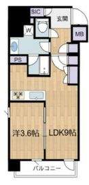 サンウッド錦糸町フラッツ 1105 間取り図