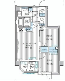 カスタリア目黒平町 103 間取り図