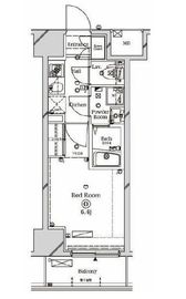 ラフィスタ川崎Ⅱ 2階 間取り図