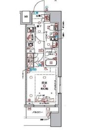 ラクラス横浜 601 間取り図