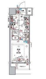 ラクラス横浜 702 間取り図
