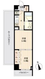 プラティーク清澄白河 802 間取り図