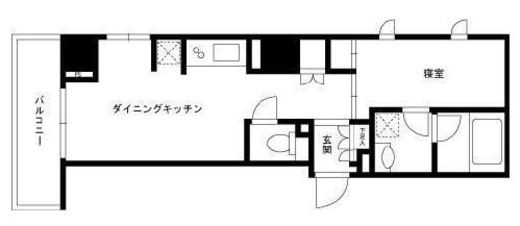 クオリア銀座やま祢ビル 3階 間取り図