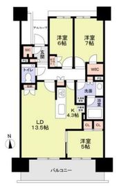HARUMI FLAG PARK VILLAGE (晴海フラッグ パークヴィレッジ) 9階 間取り図